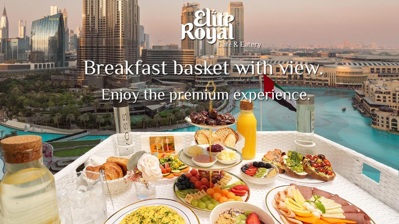 Elite Royal Apartment - Full Burj Khalifa & Fountain View - Crystal Dubai Exterior foto